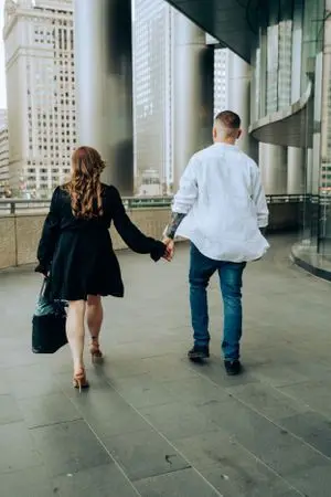 Sandra and Dawid save the date photography by Fountains of Rome
