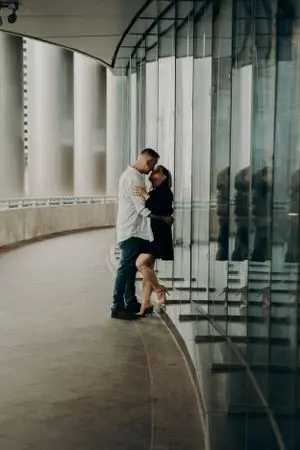 Sandra and Dawid save the date photography by Fountains of Rome