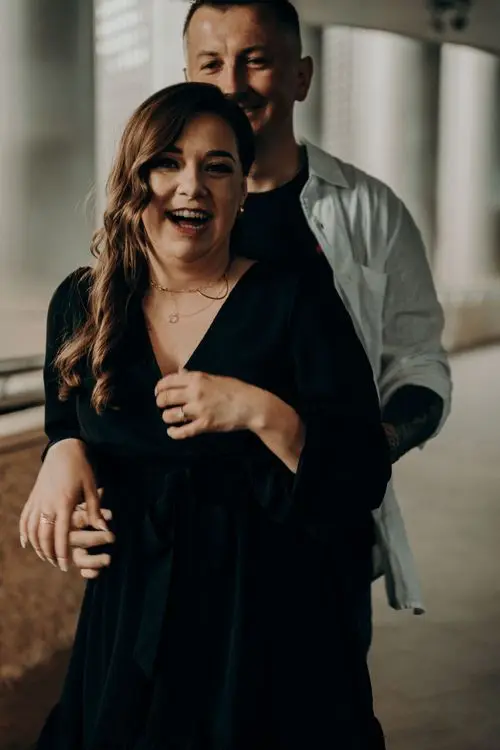 Sandra and Dawid save the date photography by Fountains of Rome