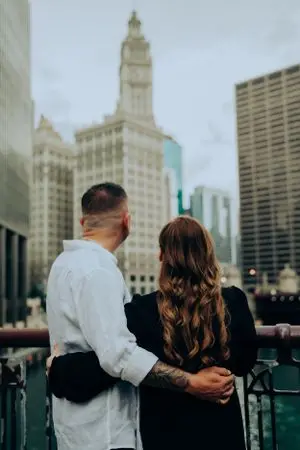 Sandra and Dawid save the date photography by Fountains of Rome