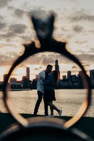 Sandra and Dawid save the date photography by Fountains of Rome