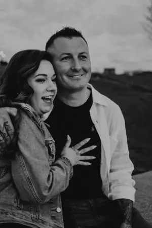 Sandra and Dawid save the date photography by Fountains of Rome