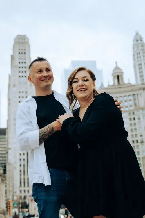 Sandra and Dawid save the date photography by Fountains of Rome