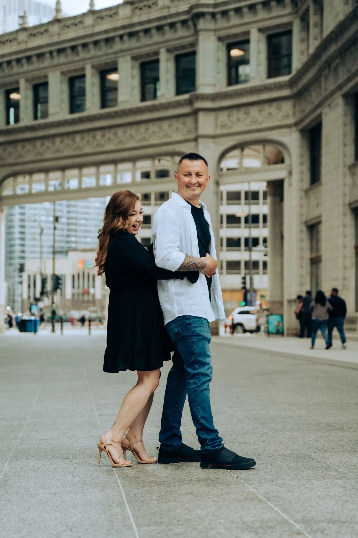 Sandra and Dawid save the date photography by Fountains of Rome