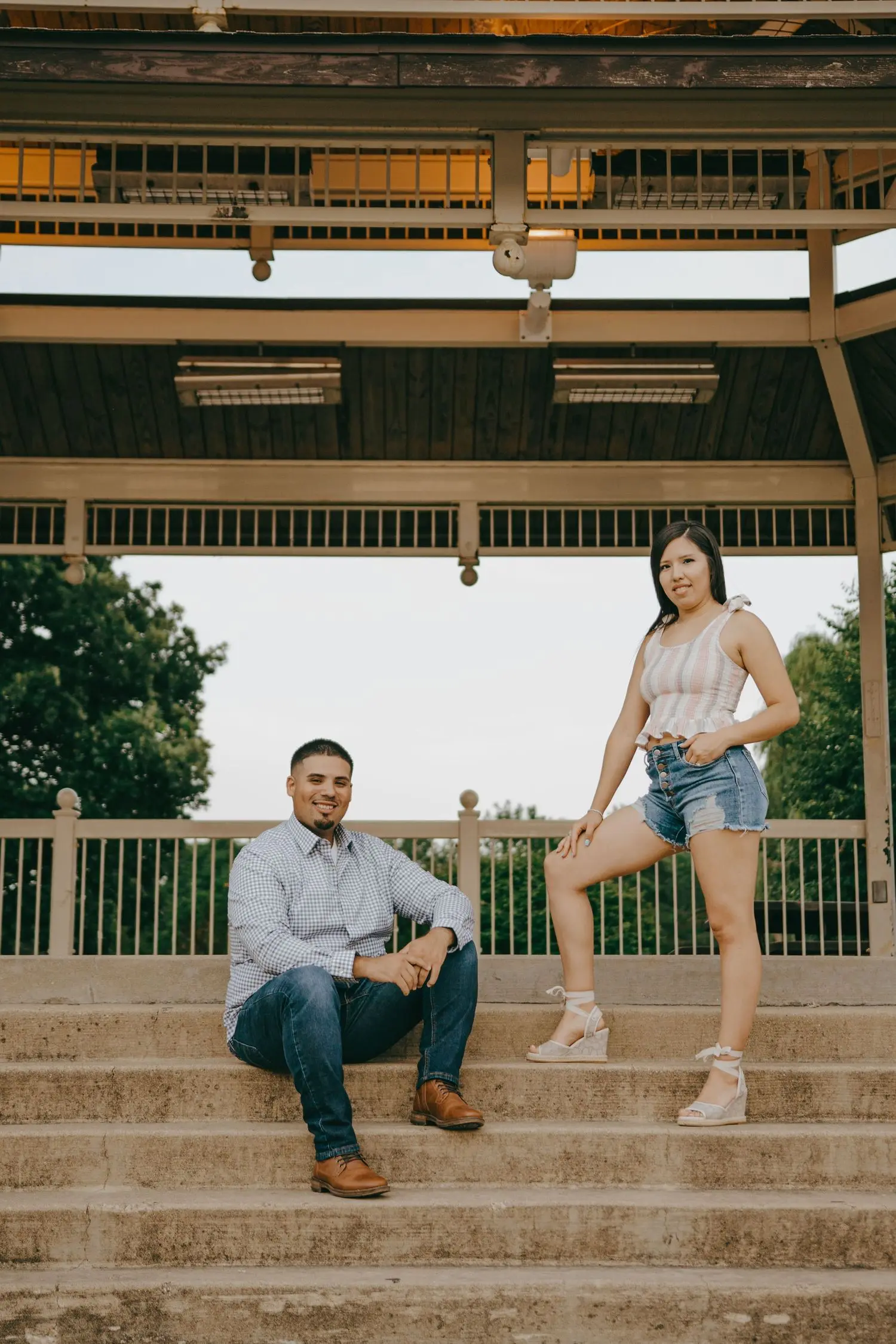 Idaly and Alex love story photography by Fountains of Rome